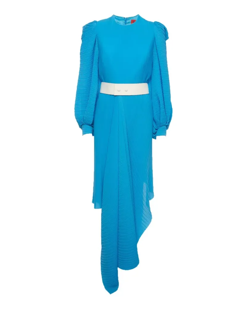 Solace London Asymmetrisches Tilde Kleid - Blau Blau