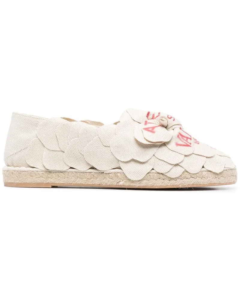 Valentino Garavani Atelier 03 Rose Edition Espadrilles - Nude Nude