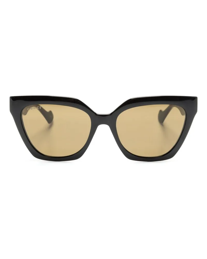 Gucci Brille im Cat-Eye-Design - Schwarz Schwarz