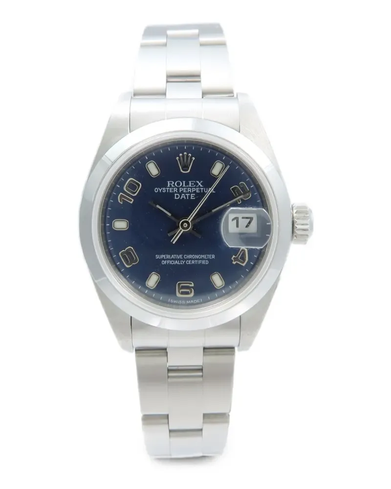 Rolex Oyster Perpetual Date Armbanduhr 26mm - Blau Blau