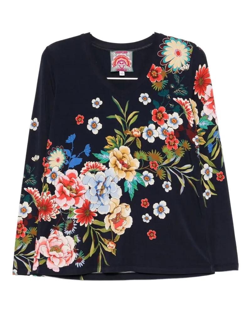 Johnny Was Janie Langarmshirt - Blau Blau