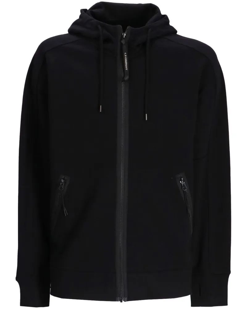 C.P. Company Kapuzenjacke mit Goggle-Detail - Schwarz Schwarz