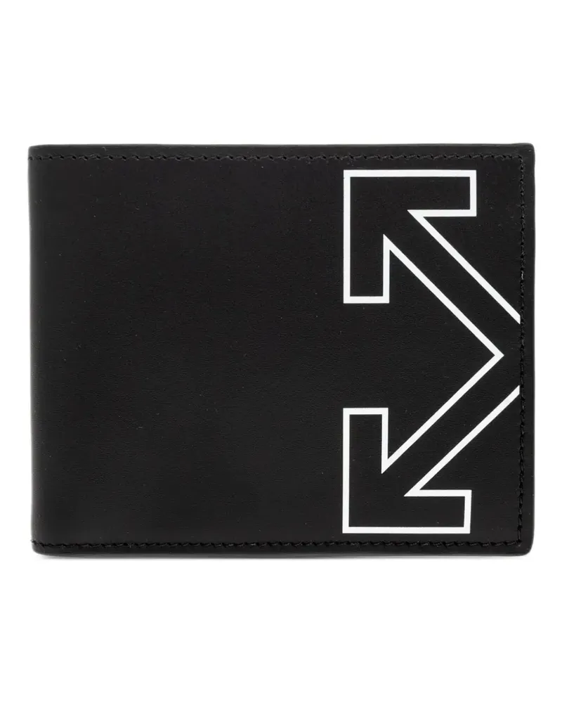 OFF-WHITE Portemonnaie mit Pfeil-Print - Schwarz Schwarz