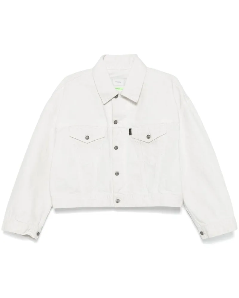 Haikure Klassische Jeansjacke - Weiß Weiß