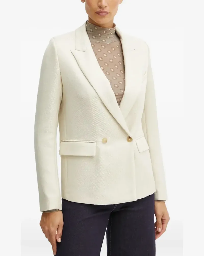forte_forte Doppelreihiges Sakko - Nude Nude