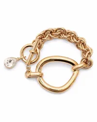 J.W.Anderson Kettenarmband mit Kristallen Gold