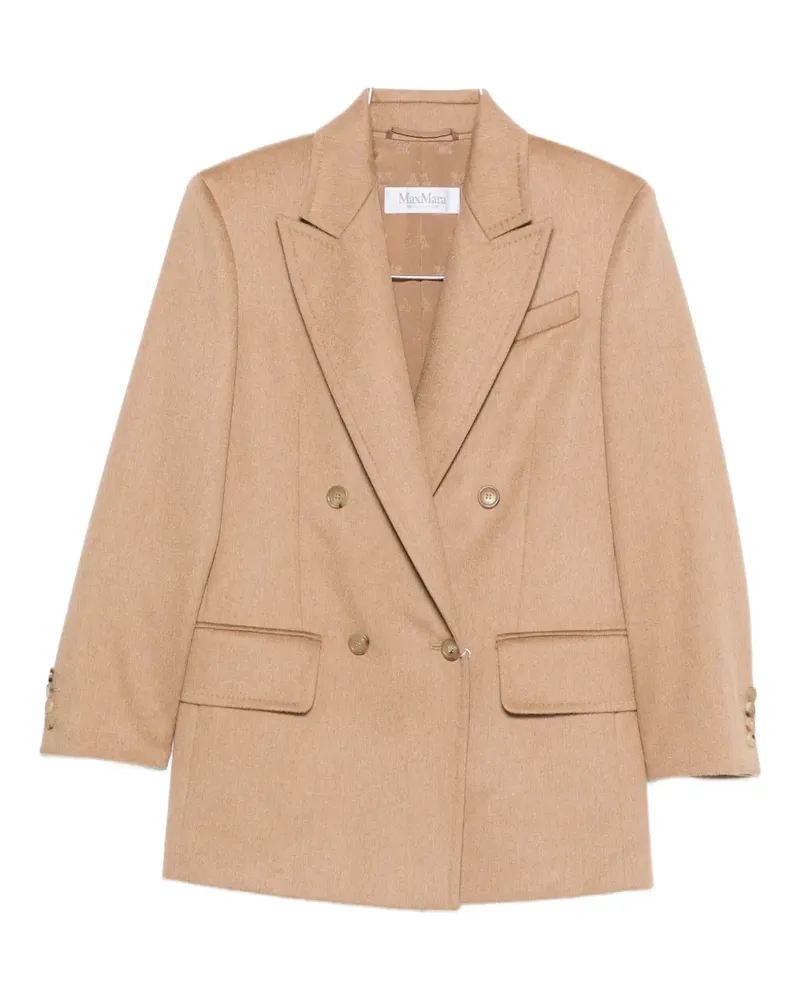 Max Mara Doppelreihiger Blazer - Nude Nude
