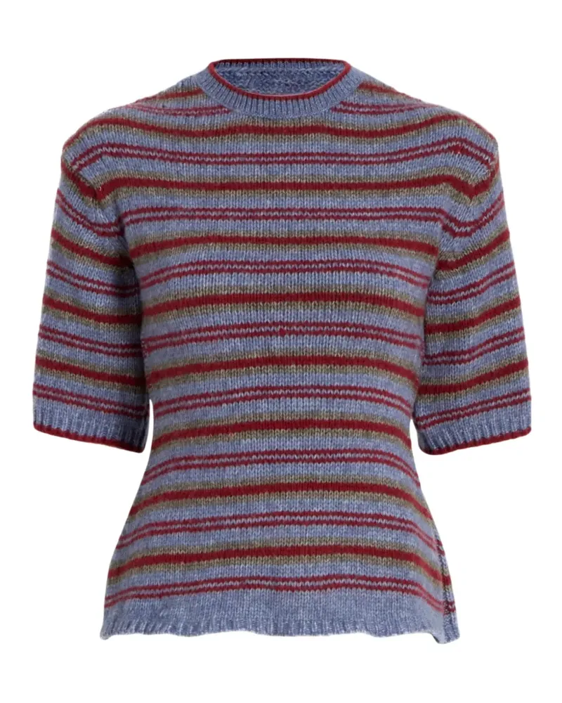 Proenza Schouler Gestreifter Dana Pullover - Blau Blau