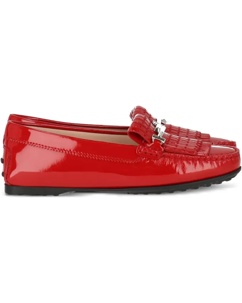 TOD'S Loafer mit Quasten - Rot Rot