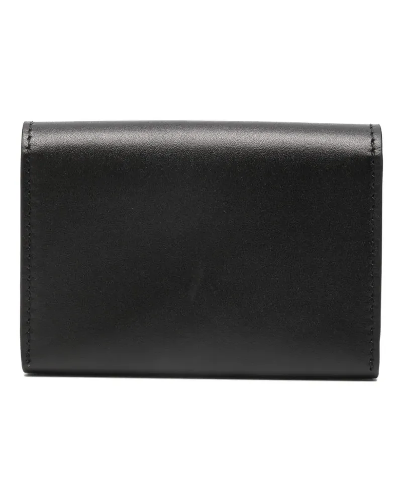 The Row flap double travel wallet - Schwarz Schwarz
