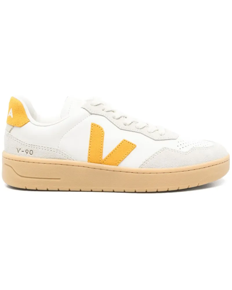 VEJA V-90 Sneakers - Weiß Weiß