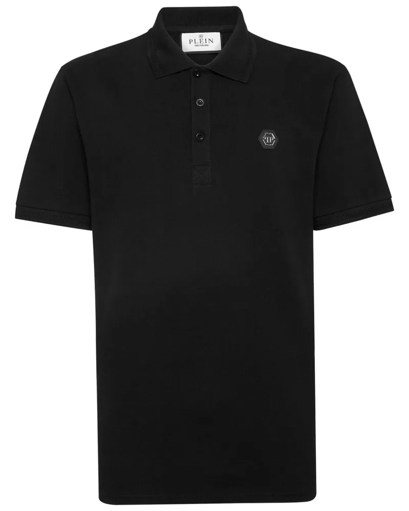 Philipp Plein Gothic Plein Poloshirt - Schwarz Schwarz