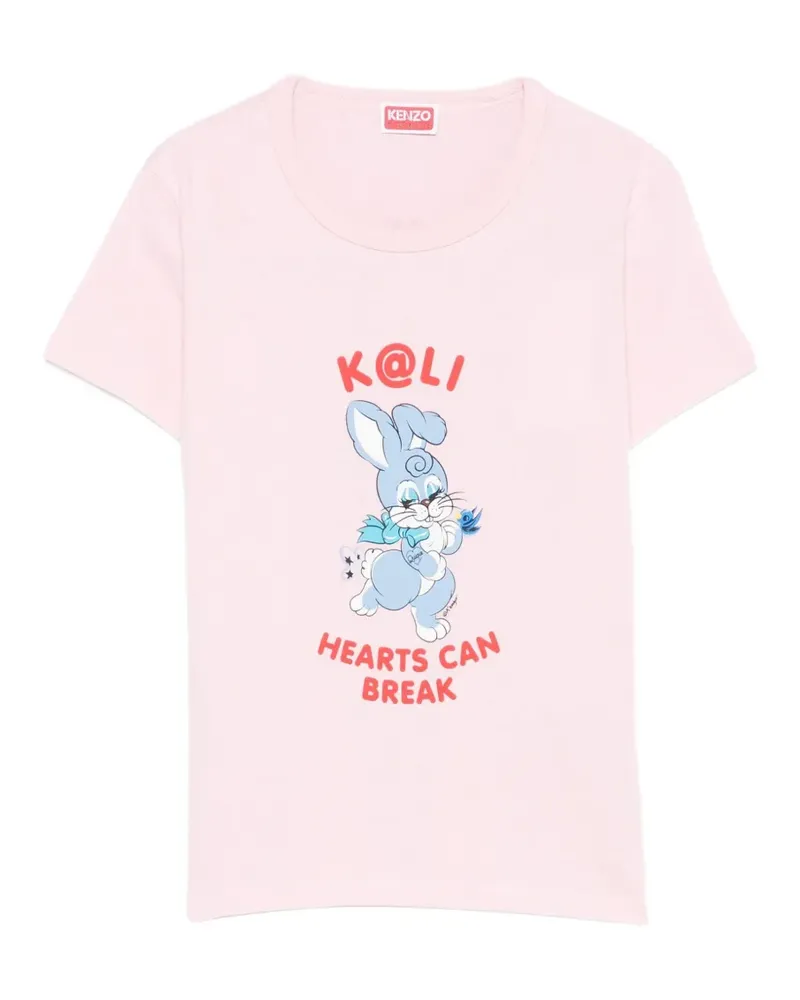Kenzo graphic-print T-shirt - Rosa Rosa