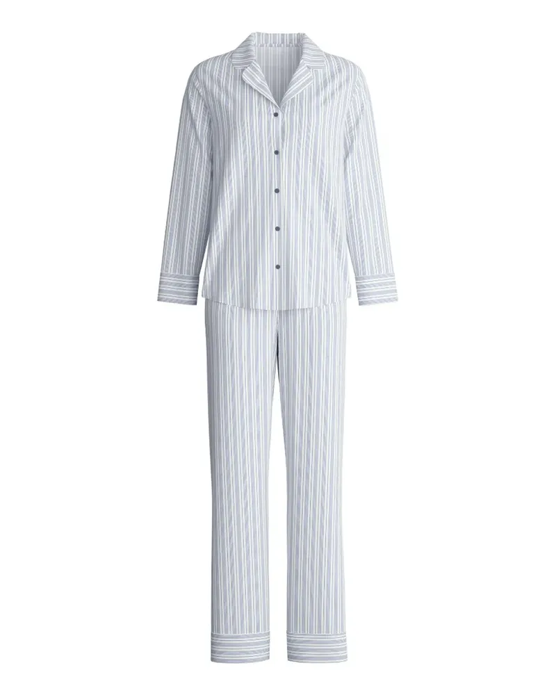 Calida Striped Dreams pyjama set - Blau Blau