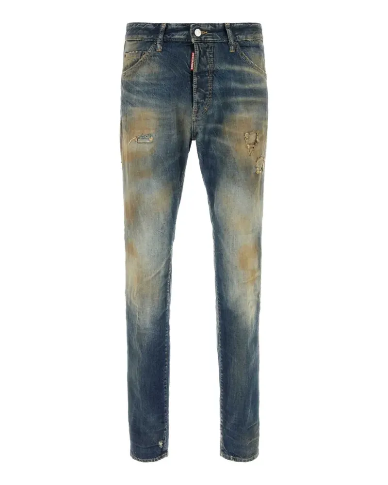 Dsquared2 Teddy distressed jeans - Blau Blau