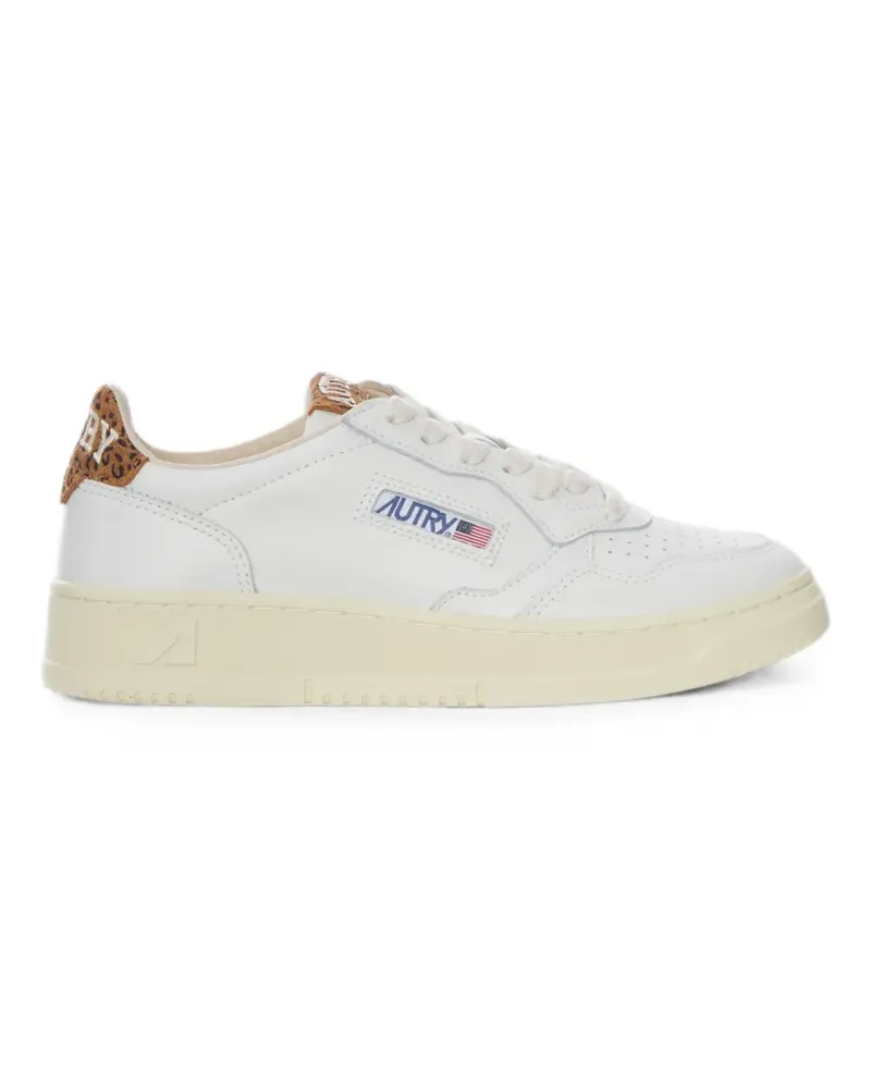 AUTRY Sneakers mit Leopardenprint - Weiß Weiß