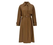 Trenchcoat mit Gürtel - Braun