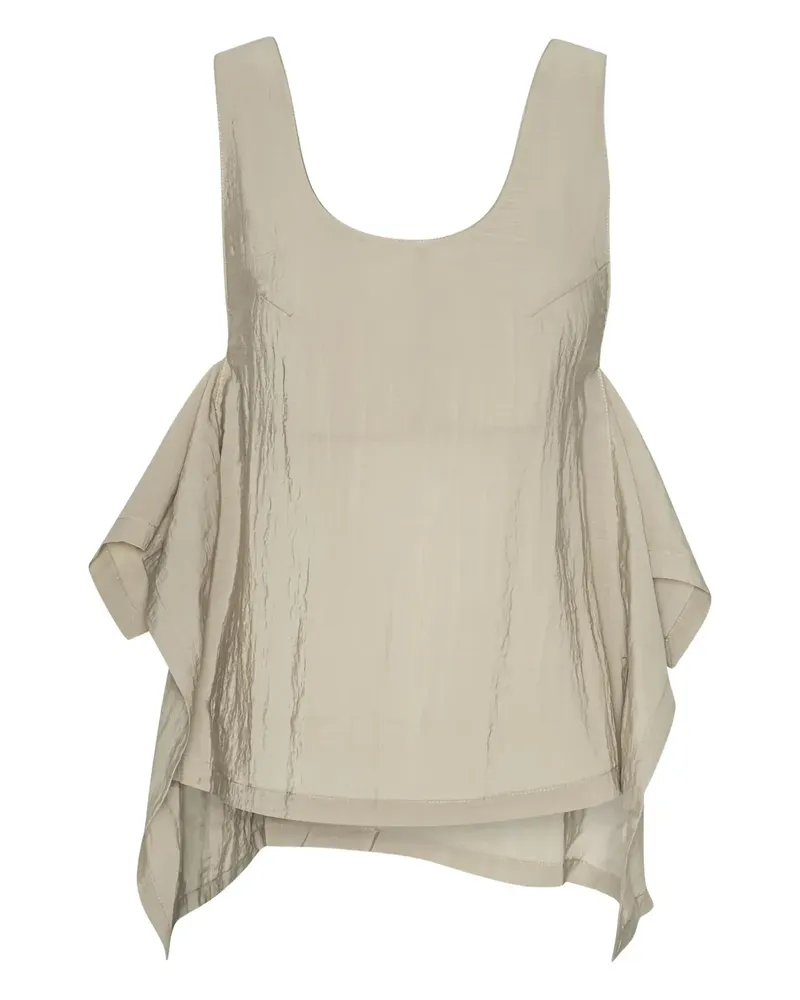 Henrik Vibskov Asymmetrische Bluse - Nude Nude
