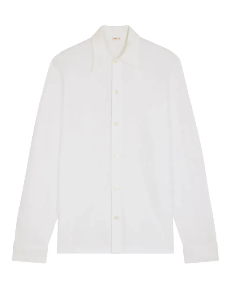 FURSAC long-sleeve cotton shirt - Weiß Weiß