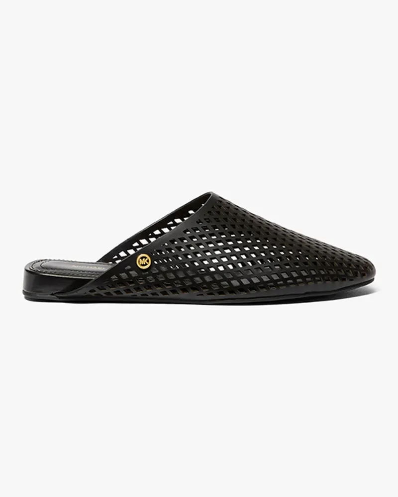 Michael Kors Cady perforated leather mules - Schwarz Schwarz