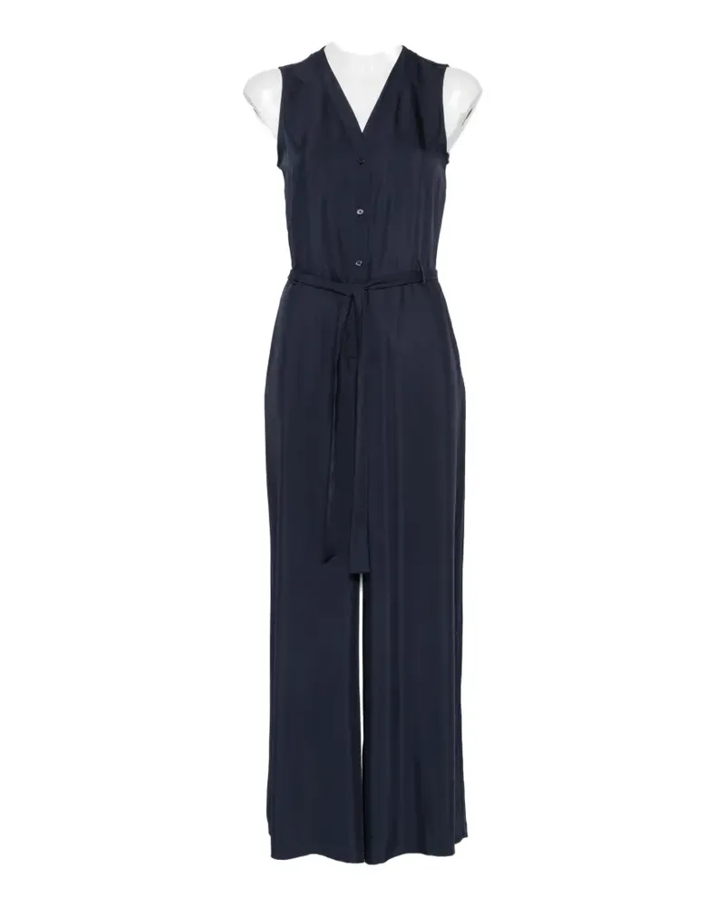 Gant belted sleeveless jumpsuit - Blau Blau