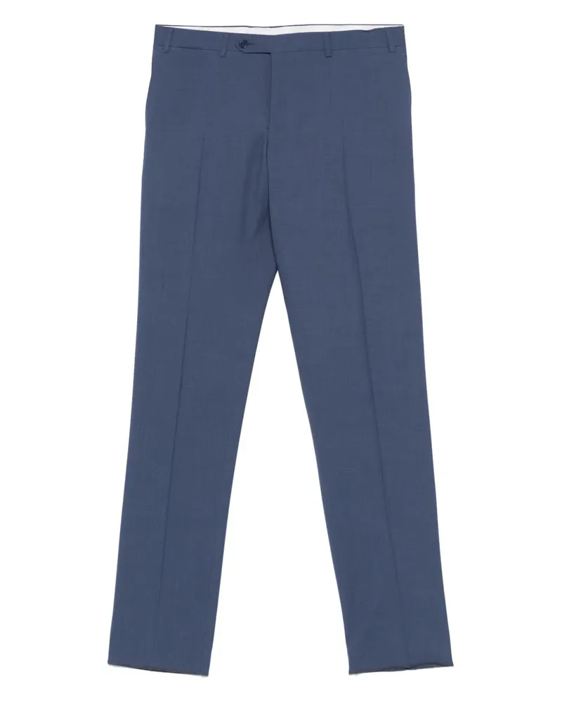 Canali Klassische Hose - Blau Blau