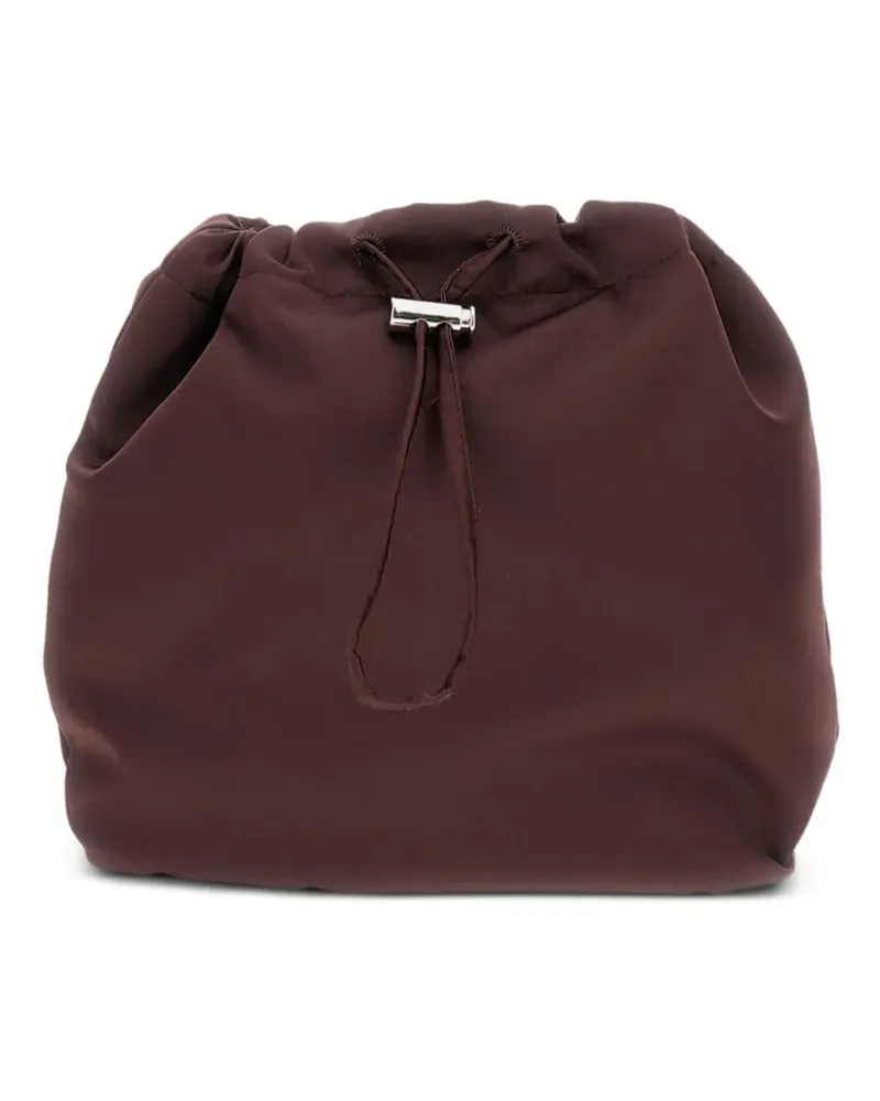 PLAN C Clutch mit Kordelzug - Braun Braun