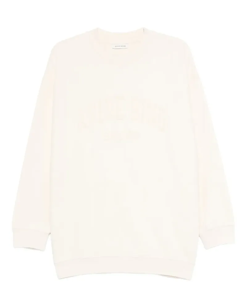 Anine Bing Sweatshirt mit Logo-Stickerei - Nude Nude