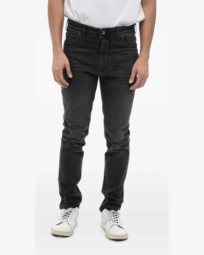 Neil Barrett Skinny-Jeans mit Stone-Wash-Effekt - Schwarz Schwarz