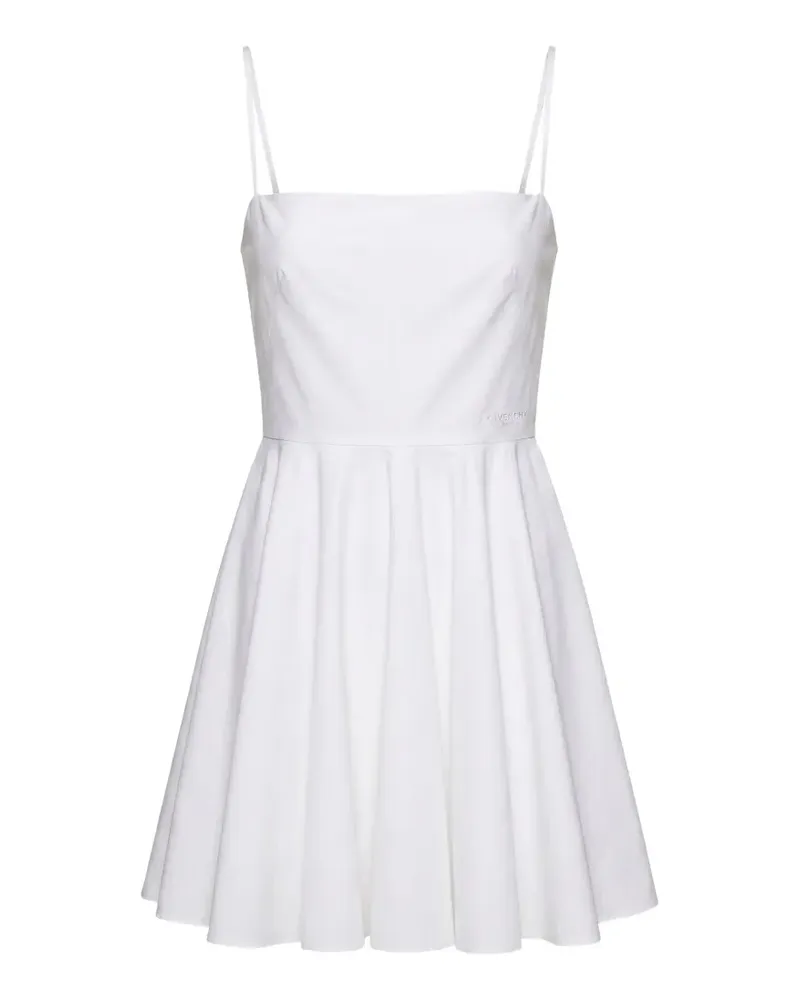 Givenchy Sliced logo-embroidered mini dress - Weiß Weiß