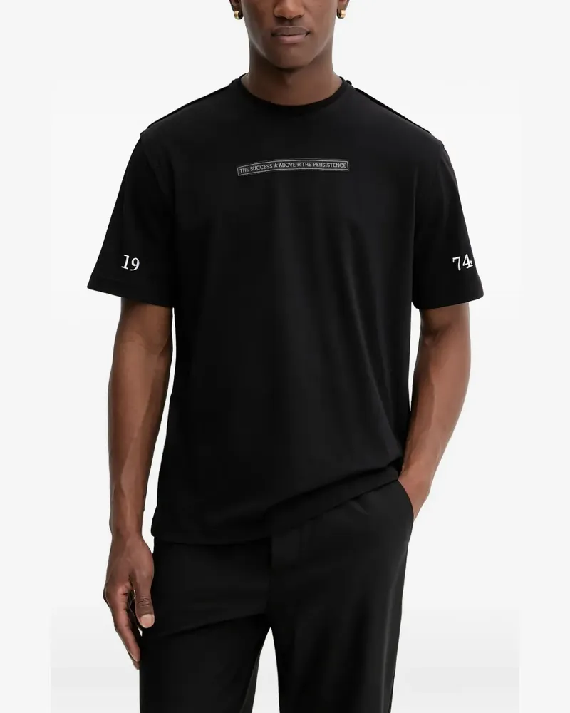 Iceberg graphic-print T-shirt - Schwarz Schwarz