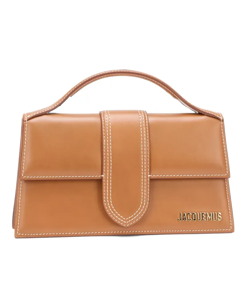 Jacquemus the large Bambino east-west bag - Braun Braun