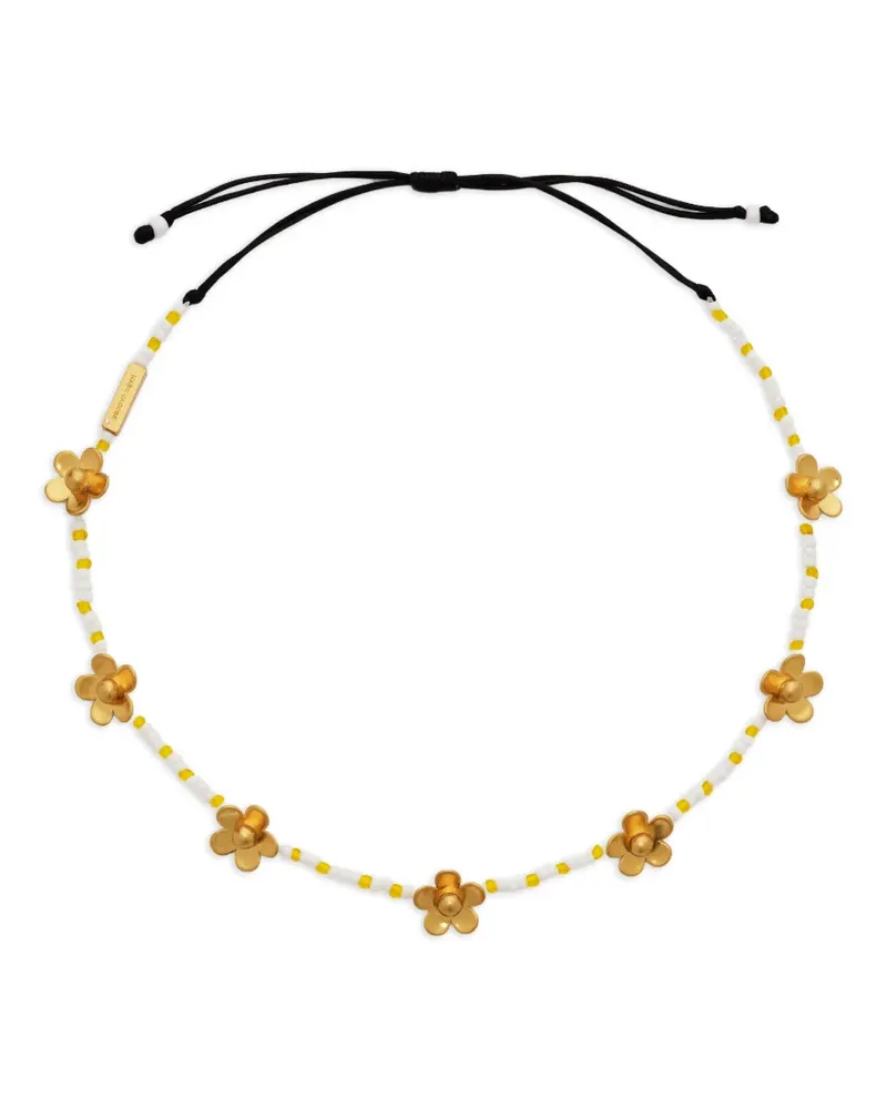 Marc Jacobs Daisy beaded necklace - Gold Gold