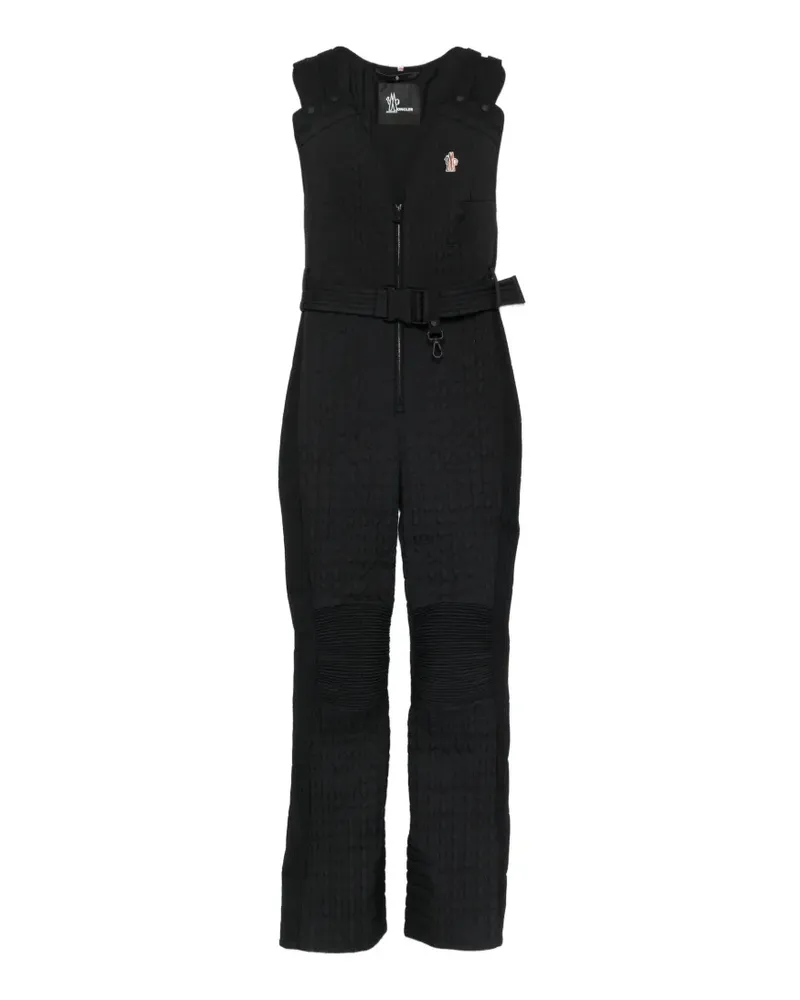 Moncler Gesteppter Jumpsuit - Schwarz Schwarz