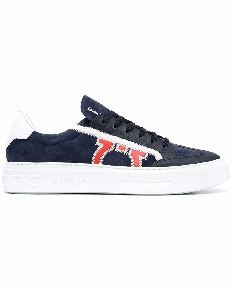 Ferragamo Borg 5 Sneakers - Blau Blau