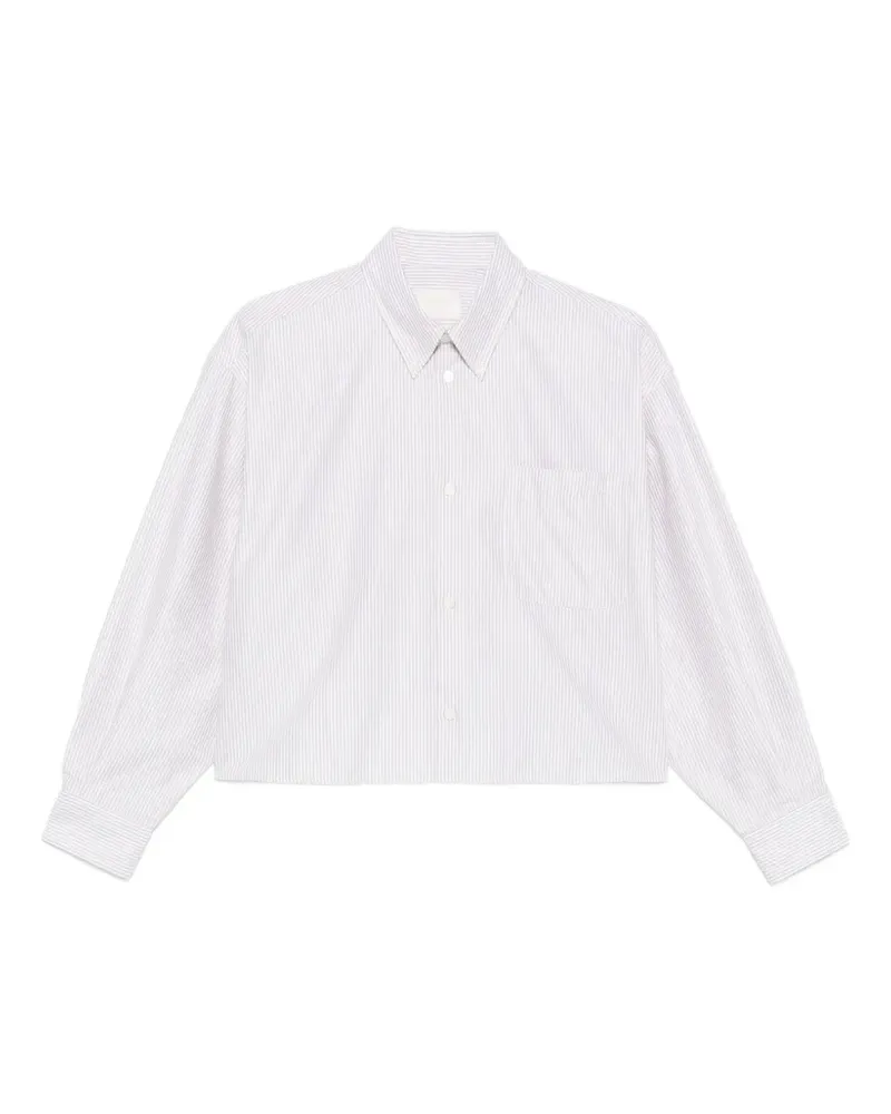 A.P.C. Gestreiftes Hemd - Weiß Weiß
