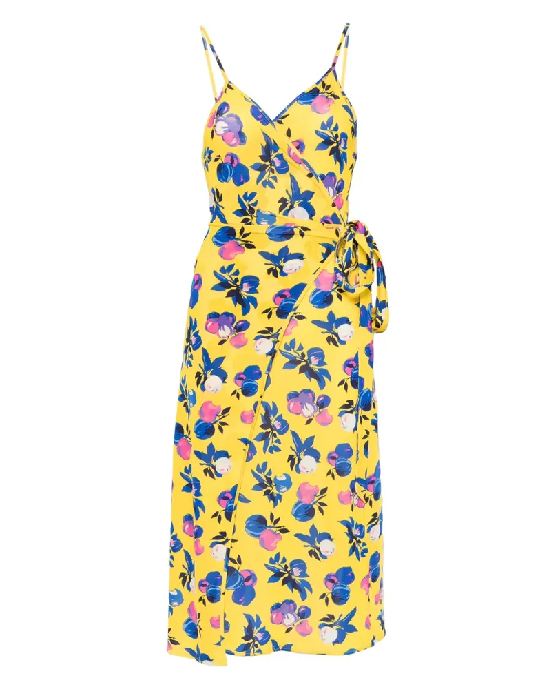 COPERNI Gewickeltes Minikleid mit C-Logo - Gelb Gelb
