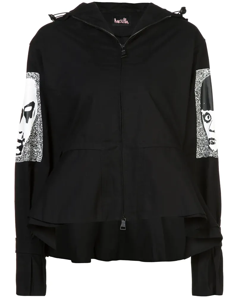Haculla They're Here' Jacke - Schwarz Schwarz