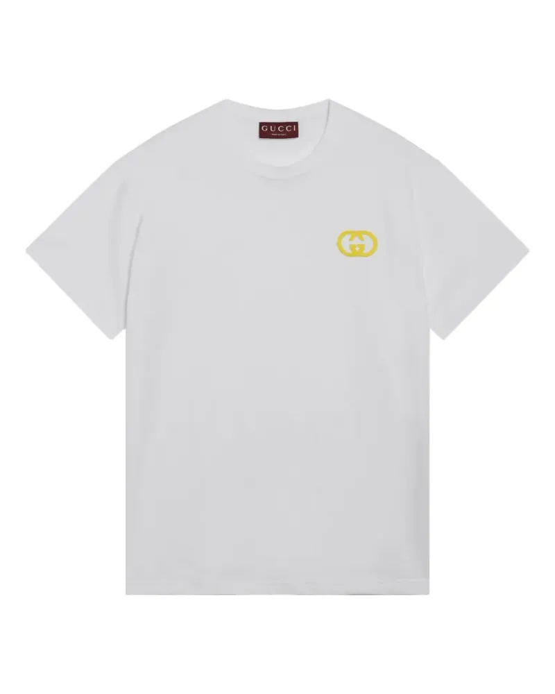 Gucci Interlocking-G T-shirt - Weiß Weiß