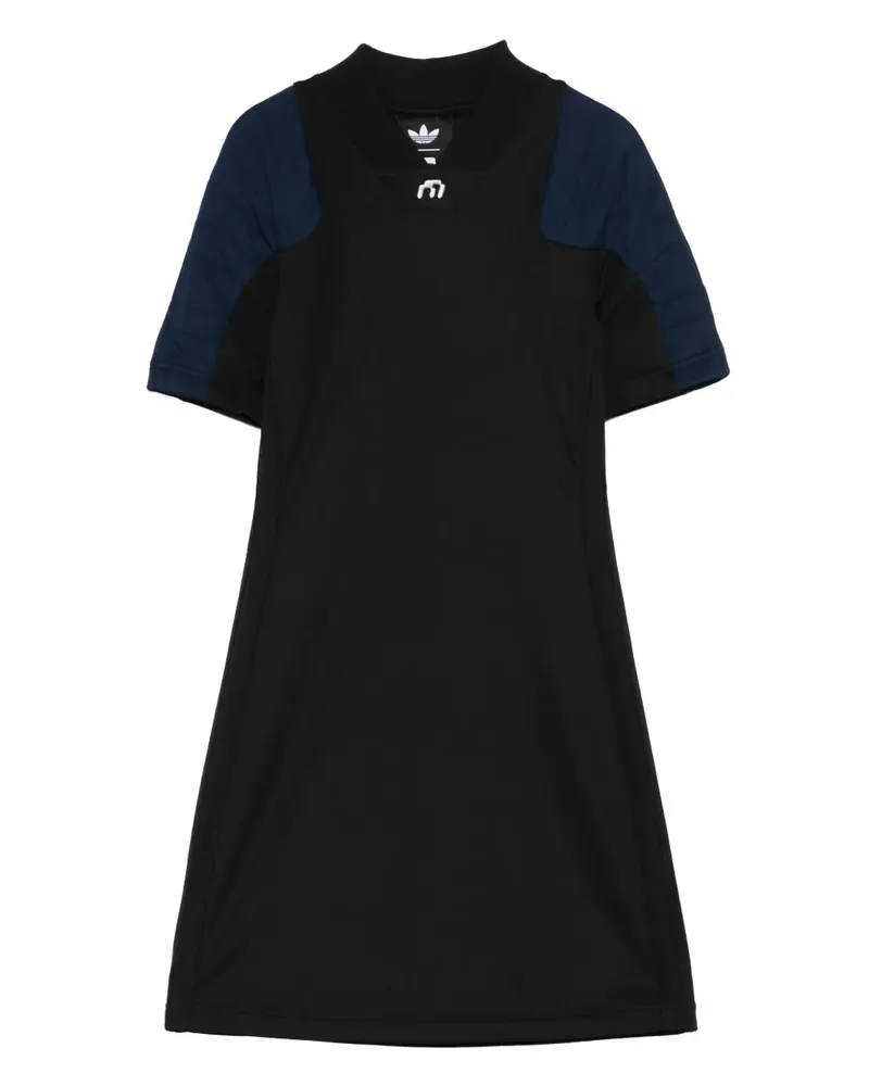 adidas x Miaou logo short-sleeve mini dress - Schwarz Schwarz