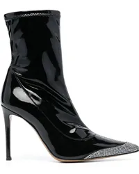 Alexandre Vauthier Stiefeletten mit Kristallen Schwarz