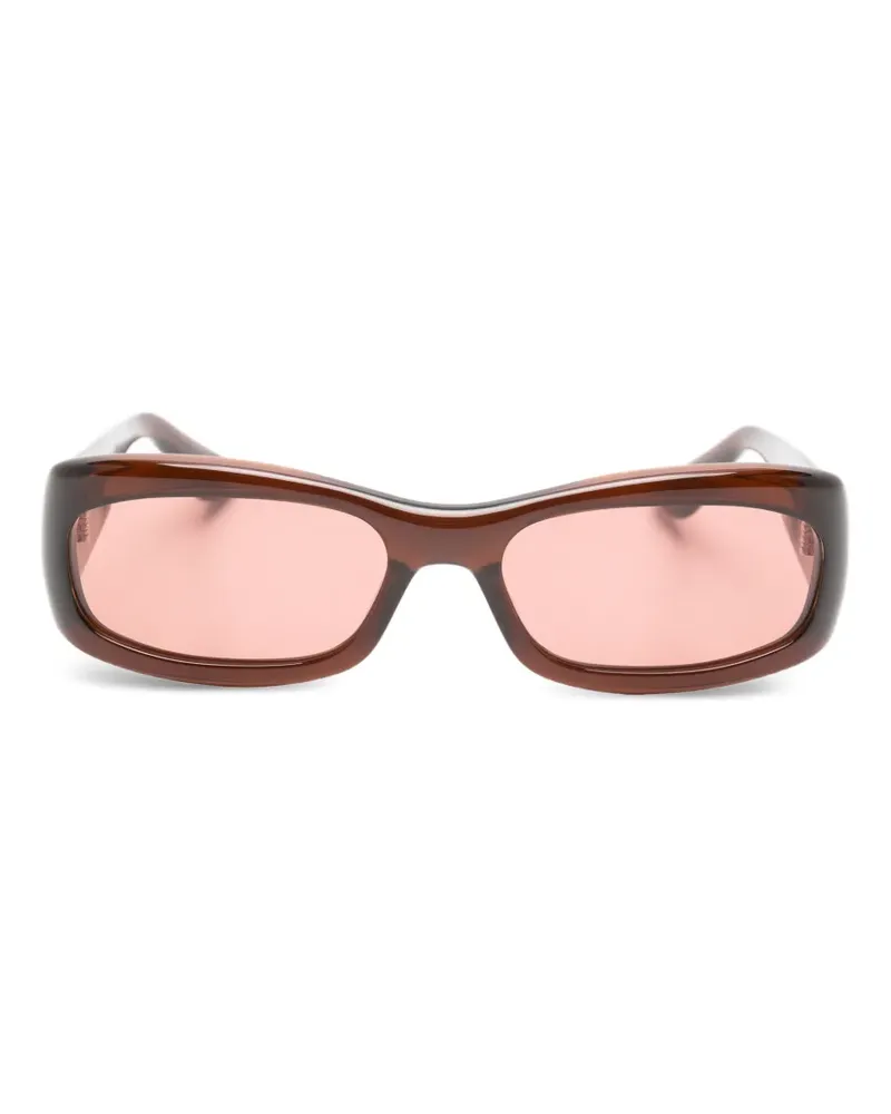 Port Tanger Eckige Saudade Sonnenbrille - Braun Braun