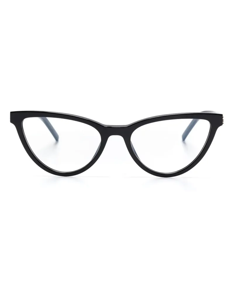 Saint Laurent Brille im Cat-Eye-Design - Schwarz Schwarz