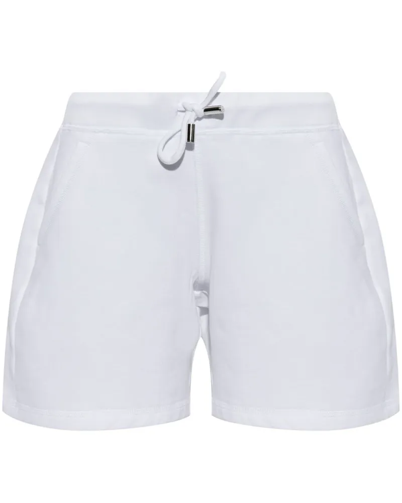 Dsquared2 Joggingshorts mit Print - Weiß Weiß