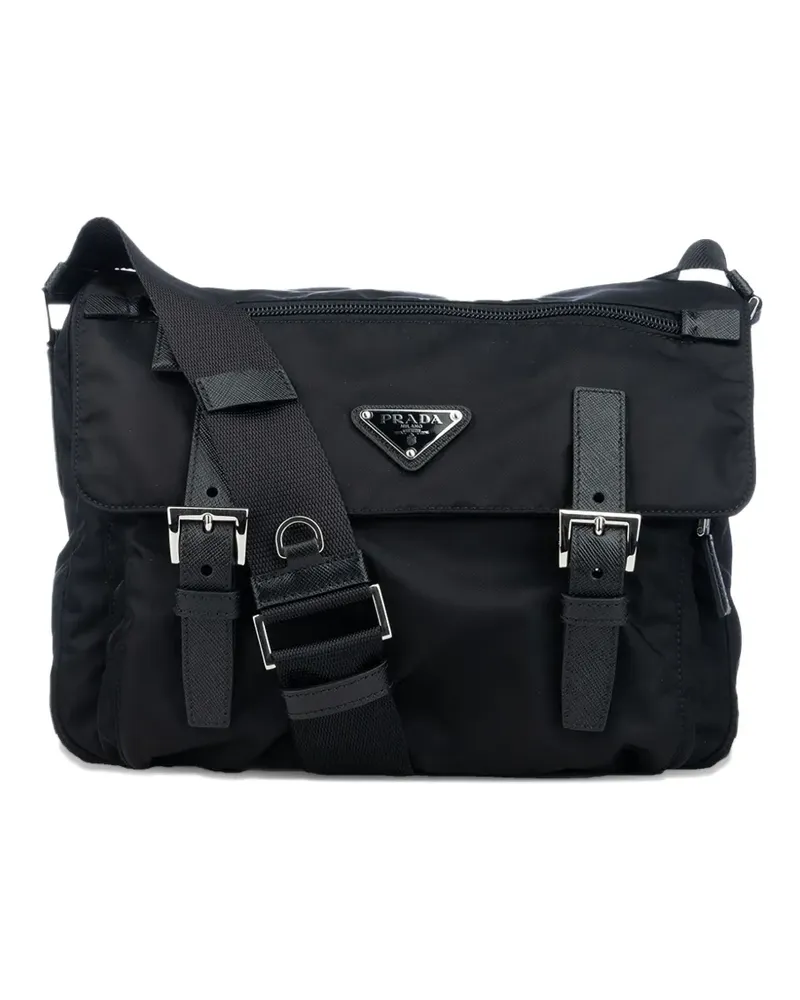 Prada buckle strap cross body bag - Schwarz Schwarz