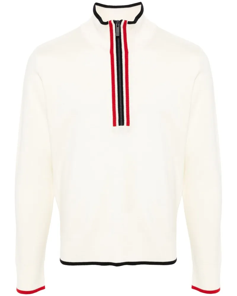 Thom Browne Pullover mit Stehkragen - Weiß Weiß