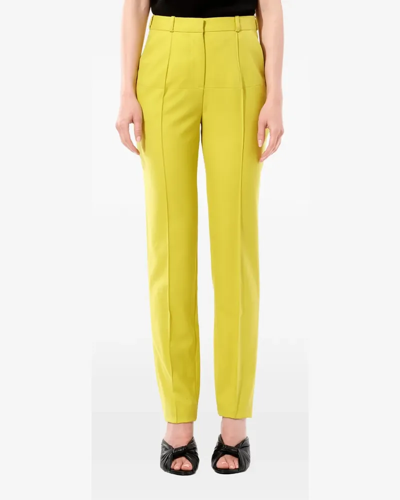 Balenciaga seam-detail tailored trousers - Gelb Gelb