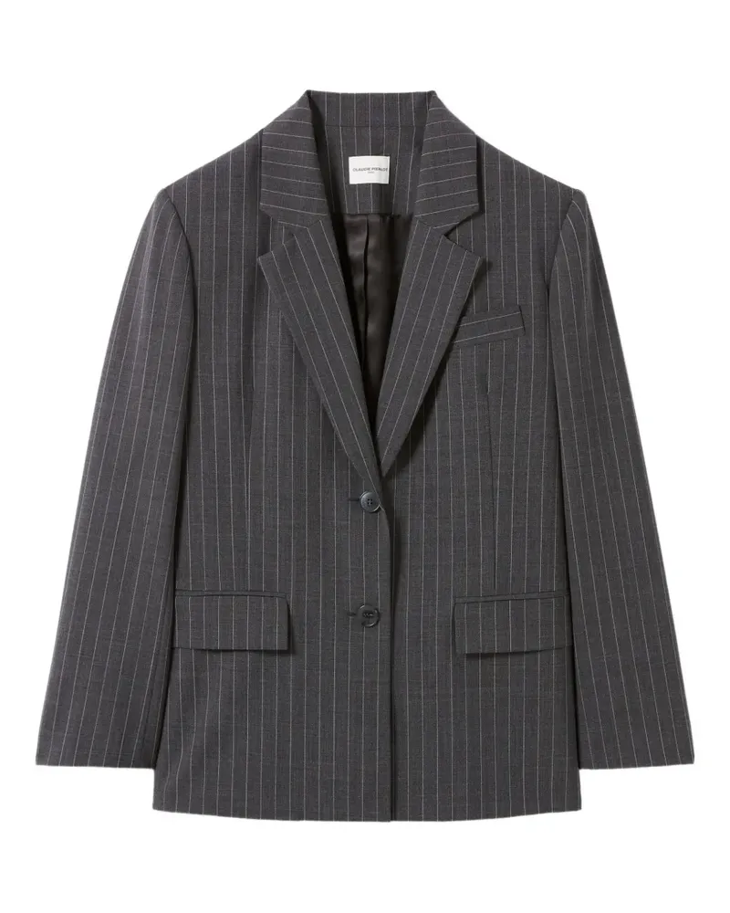 Claudie Pierlot Blazer mit Nadelstreifen - Grau Grau