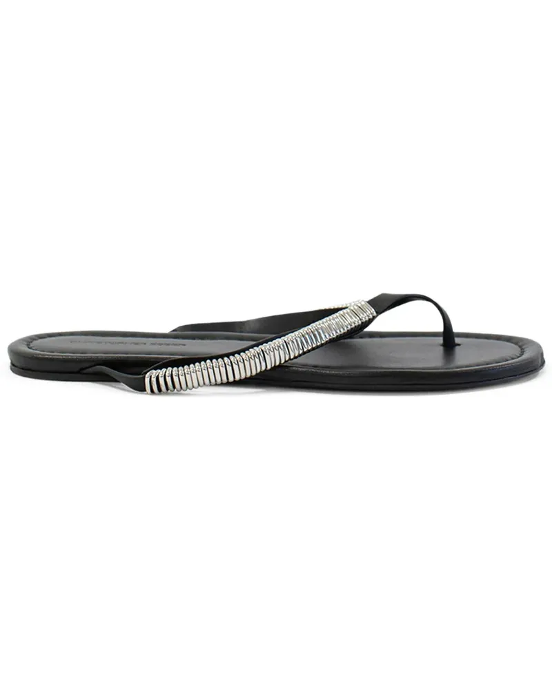Christopher Esber Frida Flip-Flops mit Piercing - Schwarz Schwarz