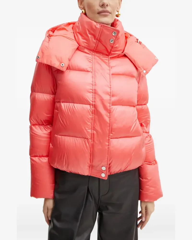 Patrizia Pepe Gefütterte Jacke mit Knöpfen - Orange Orange